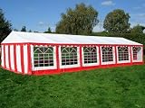 Eigenschaften Toolport GmbH Germany  / 5x12 m Partyzelt PVC rot-weiß