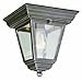 Trans Globe Lighting 4903 WH Outdoor Robertson 7.25" Flushmount Lantern, White