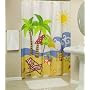 Beach Fabric Shower Curtain