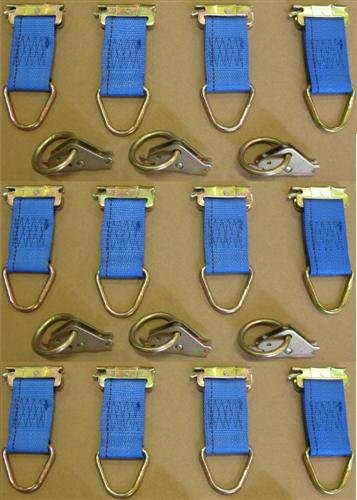 16 E Track Rope Tie Offs with 6 E-Track 2" O Ring Fittings On Sale