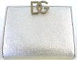Authentic Dolce & Gabbana Womens Leather Wallet - Silver