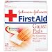 Johnson & Johnson First Aid Gauze Pads (4 x 4-inch), 25-Count Large Pads (Pack of 2)