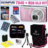 Olympus Stylus 7040 14 MP Digital Camera  + 8GB Deluxe Accessory Kit