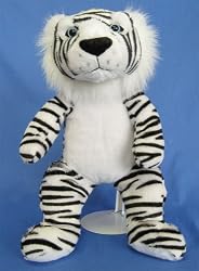 KIMBO WHITE TIGER 15" - Make Your Own Stuffed Animal Kit