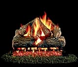 IMAGE OF Peterson Gas Logs 18 Inch Charred Oak Vented Natural Gas Log Set With G45 Burner - Match Light