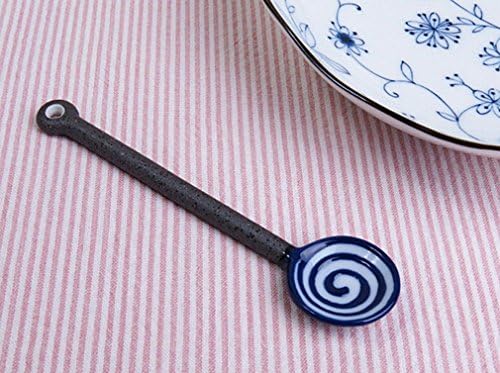 Candy like retro tea spoon Porcelain Traditional mino pottery