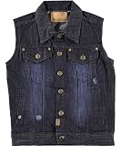 Akademiks "Ambit" Denim Vest (Sizes 8 - 18)