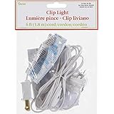 Darice 6402 Accessory Cord with 1 Lights, 6-Feet, White