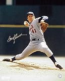Tom Seaver Autographed Pitching From 3rd Base 16 x 20 Unframed Color Photograph