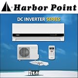 Harbor Point HS-25V1a 19 Seer 9000 BTU Ductless Air Conditioner Heat Pump with Free Installation Kit