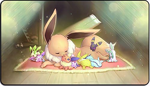 Pokemon Mouse Mat for Gaming Extra Large Mouse Pad 27.5x15.7x0.12 Inch Edge Sealed (13)