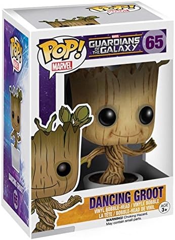2X Funko POP! Marvel: Dancing Groot Bobble Action Figure