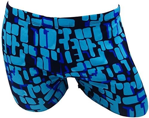 Sport Men's Square Leg Short Swim Suit Swim Trunks (XXXL, P033)