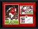 2007/08 Emmanuel Adebayor 8x6 Framed Mini Player Profile, Arsenal FC.
