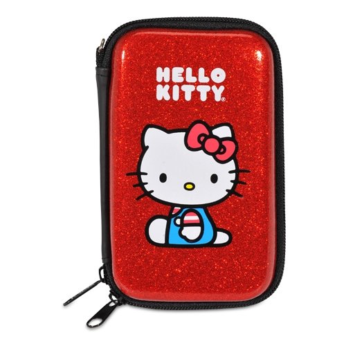 SAVE 0.68 Hello Kitty Glitter NDS/Dsi Case Red (DSL36009