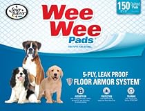 Four Paws Wee-Wee Puppy Housebreaking Pads, 150-Pack
