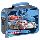 Disney Pixar Cars 2 RSN Soft Insulated Blue / Gray Lunch Bag