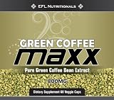 Green Coffee MAXX - 100% Pure Green Coffee Bean Extract 800mg Per Capsule VegiCaps No Fillers 60 Count by EFL NUTRITIONALS Sale