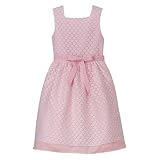 Girls' Perfectly Dressed® Lace Overlay Dress - Pink/ White