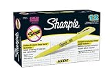 Sharpie Accent Pocket-Style Highlighters, 12 Fluorescent Yellow Highlighters(27025)