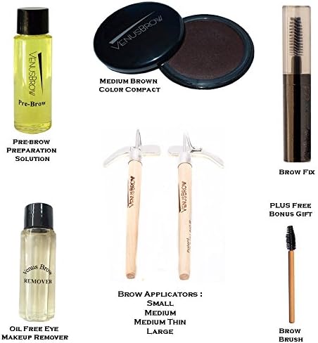 VenusBrow® Eyebrow Enhancer Kit (Medium Thin) - Medium Brown