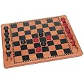 Wood Expressions Red/Black Wood Checkers Set