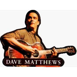 Dave Matthews Band - Dave with Guitar - Sticker / Decal