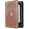 Verso - Funda para Kindle con dise�o de pr�logo antiguo, color marr�n (sirve para Kindle Paperwhite, Kindle y Kindle Touch)