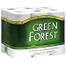 Green Forest Unscented Bathroom Tissue, 100% Recycled Paper,  Whitened Without Chlorine, 352 Sheets Roll 12 Double Roll Packages (Pack of 4)