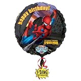 Happy Birthday Spiderman Sing a Tune Foil Balloon 28