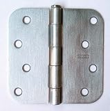 Satin Nickel 4 X 4 X 5/8 Radius Hinges
