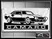 Camaro Profile Car Sign Banner Chevrolet 68 69