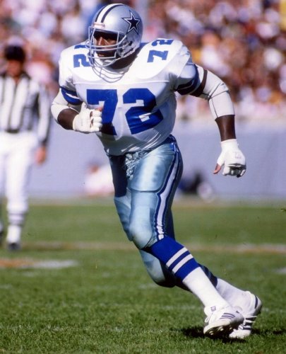 ED TOO TALL JONES DALLAS COWBOYS 8X10 SPORTS ACTION PHOTO (I)