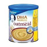 Gerber Oatmeal Cereal (with DHA), 8-Ounce Canisters (Pack of 6)