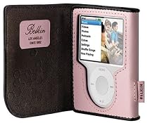 Belkin Leather Folio for iPod nano 3G (Cameo Pink/Chocolate)