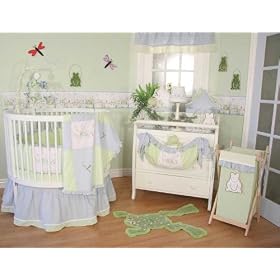 Sammy The Frog 4 Piece Round Crib Bedding by Brandee Danielle