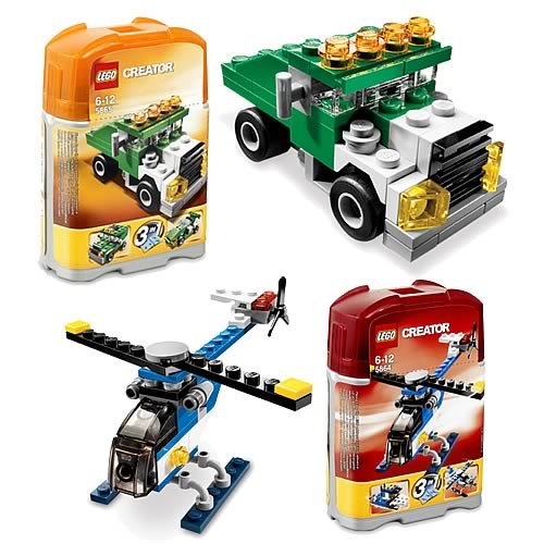 LEGO Creator Mini Helicopter and Dumper Set