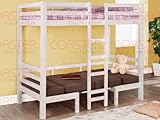 Union Square Lil Camper Convertible White Loft Bed