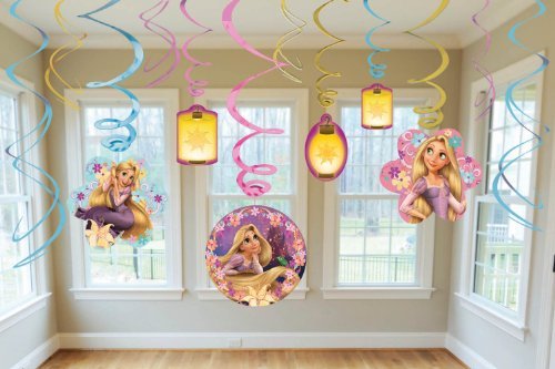 Disney Tangled Swirl Decorations 12ct [Toy] [Toy]