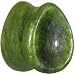 1/2" Concave Pear Jade Stone Plug