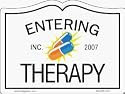 Entering Therapy Car Magnet