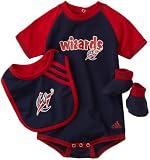 NBA Infant Washington Wizards Boys Bib & Bootie Set - R228Sywi (Multi, 18 Months)