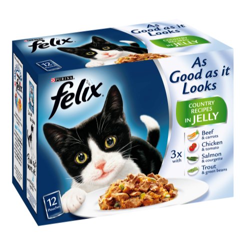 Felix As Good As It Looks Country Recipes 48 X 100G