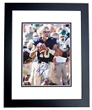Brady Quinn Autographed Notre Dame Fighting Irish 8x10 Photo BLACK CUSTOM FRAME
