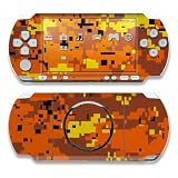 PSP 3000- Skin - Digital Orange Camo