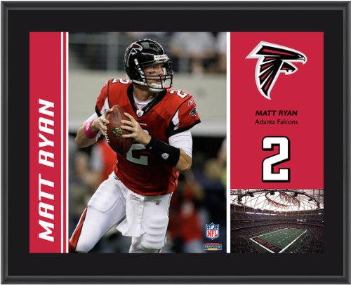 Mounted Memories Atlanta Falcons Matt Ryan 10.5 x 13 Sublimated Plaque