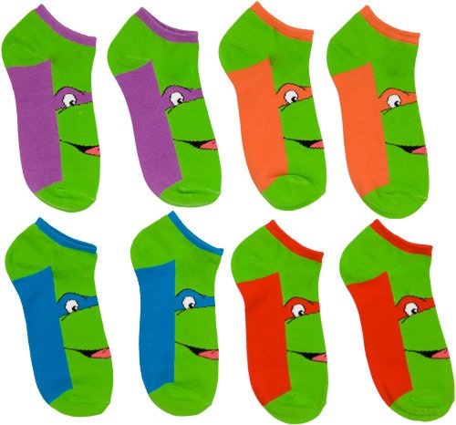  Teenage Mutant Ninja Turtles Sock Set (4 Pack)