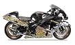 99-07 SUZUKI HAYABUSA: TWO BROTHERS M-2 SHORTY DUAL ALUMINUM SLIP-ONS (SILVER)
