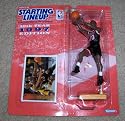 1997 - Kenner - Starting Lineup - 10th Anniversary - NBA - Tim Hardaway #10 - Miami Heat - Vintage Action Figure - w/ Topps Trading Card - Limited Edition - Collectible