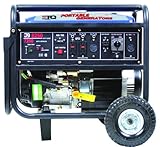 ETQ TG72K12 8,250 Watt 13 HP 420cc 4-Cycle OHV Gas Powered Portable Generator with Electric Start